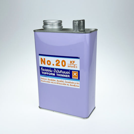 THINNER KF 750 ml. สำหรับสีทองคำอะคริลิก สูตรน้ำมัน