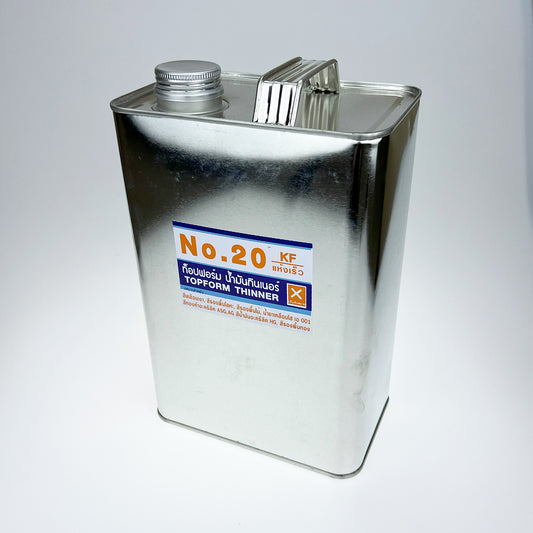 THINNER KF สำหรับสีทองคำอะคริลิก สูตรน้ำมัน