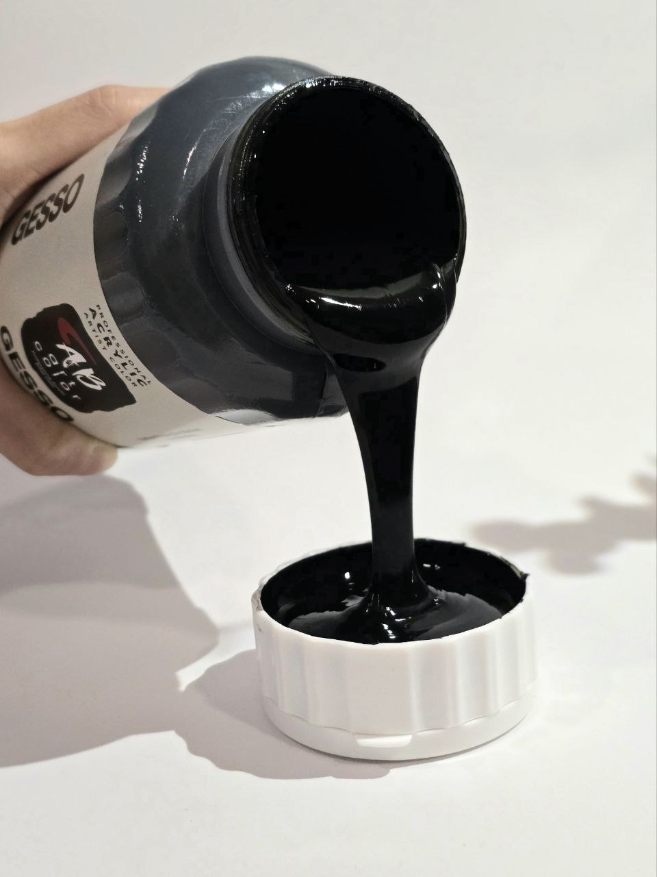 ABART COLOR GESSO : BLACK -  สีรองพื้นเฟรม สีดำ